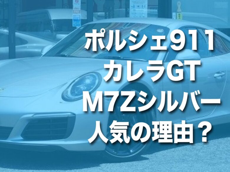 ポルシェ911カレラGT・M7Zシルバー